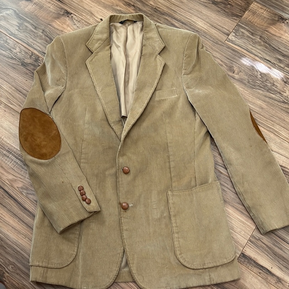 Vintage Gallery by Haggar Corduroy Blazer Jacket Sz 42L